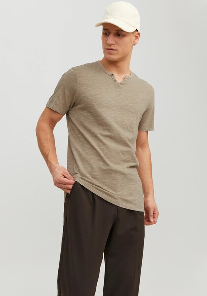 Jack & Jones T-Shirt »JJESPLIT NECK TEE SS NOOS«