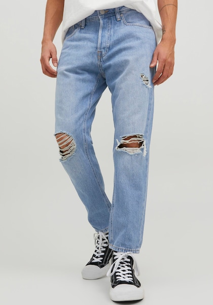 Jack & Jones Tapered-fit-Jeans »JJIFRANK JJORIGINAL CROPPED«