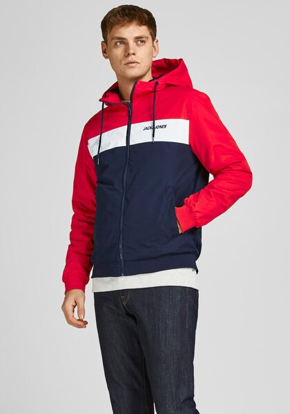 Jack & Jones Windbreaker »RUSH BLOCKING HOOD BOMBER«