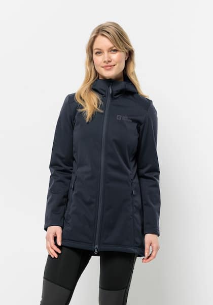 Jack Wolfskin Softshellmantel »WINDHAIN COAT W«