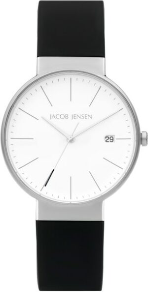 Jacob Jensen Quarzuhr »Timeless Nordic Siliconbd Classic 37 mm