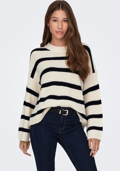 JDY Strickpullover »JDYJUSTY L/S STRIPE PULLOVER KNT NOOS«