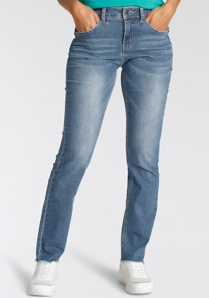 KangaROOS Regular-fit-Jeans »STRAIGHT-FIT MID RISE«