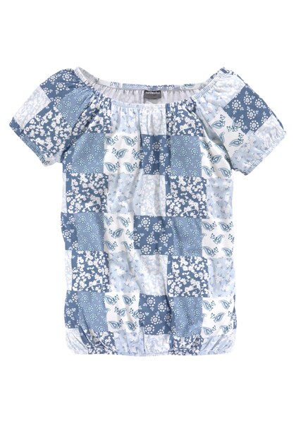 KIDSWORLD Carmenshirt »Patchwork«