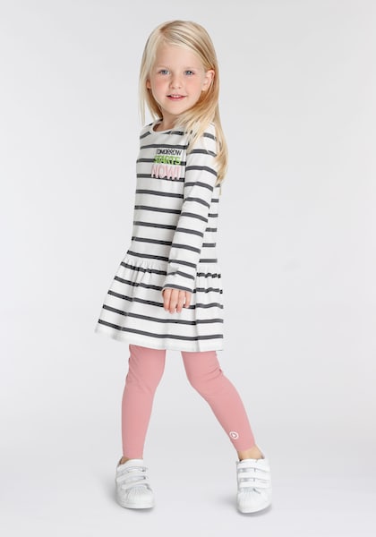 KIDSWORLD Kleid & Leggings »Tomorrow starts now!«