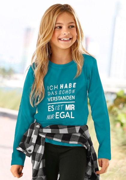 KIDSWORLD Langarmshirt »Ich hab das schon verstanden - es ist mir nur egal«