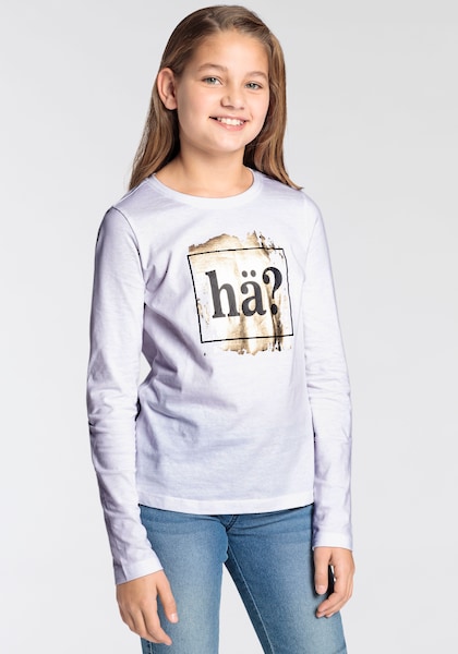 KIDSWORLD Langarmshirt »Sprücheshirt«