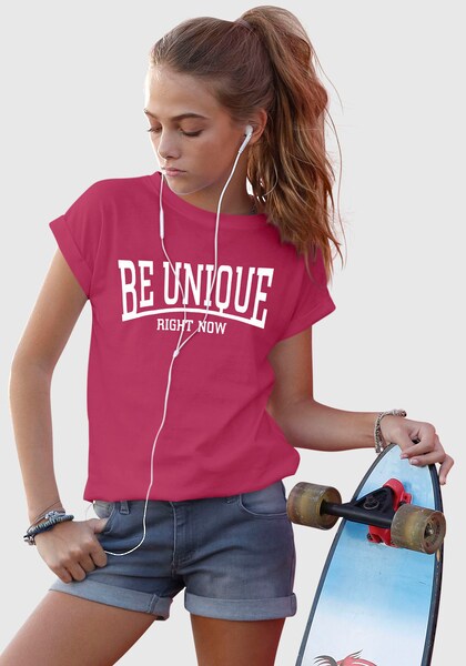 KIDSWORLD T-Shirt »Be unique - right now«