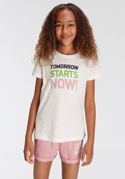 KIDSWORLD T-Shirt »Tomorrow starts now!«