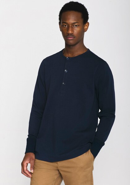 KnowledgeCotton Apparel Longsleeve »Henley«