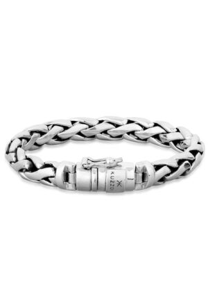 Kuzzoi Armband »Herren Gliederarmband Robust Rund 925 Silber«