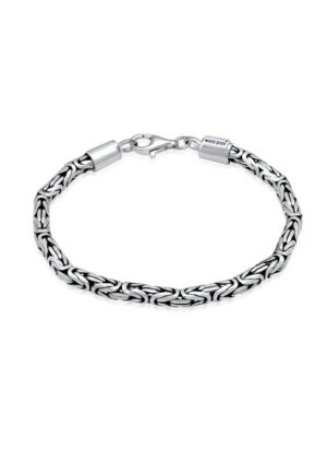 Kuzzoi Armband »Herren Königskette Robust 925 Silber«