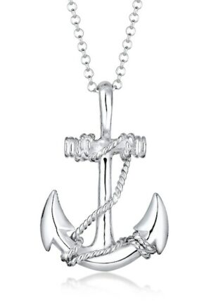 Kuzzoi Kette mit Anhänger »Anker Maritim Meer 925 Sterling Silber«