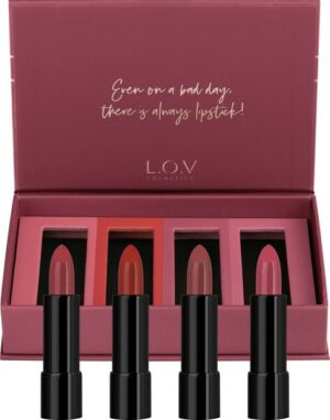 L.O.V Lippenstift-Set »SELF LOVE CLUB VELVET MATTE LIPSTICK SET«