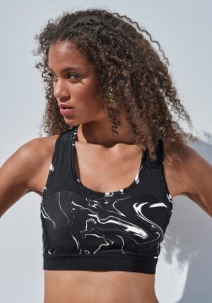 LASCANA ACTIVE Funktionsshirt »Black Marble«