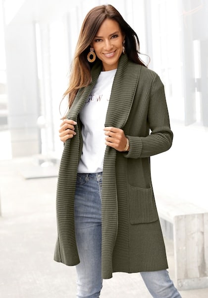 LASCANA Longstrickjacke