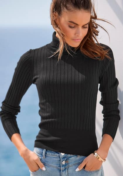 LASCANA Rollkragenpullover