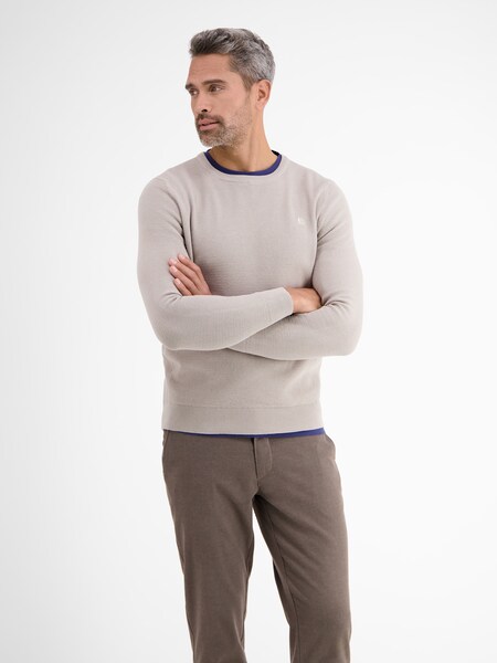 LERROS Strickpullover »LERROS Sportiver Crewneck-Strickpullover«