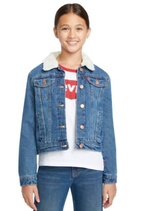 Levi's® Kids Jeansjacke »LVG SHERPA TRUCKER JACKET«