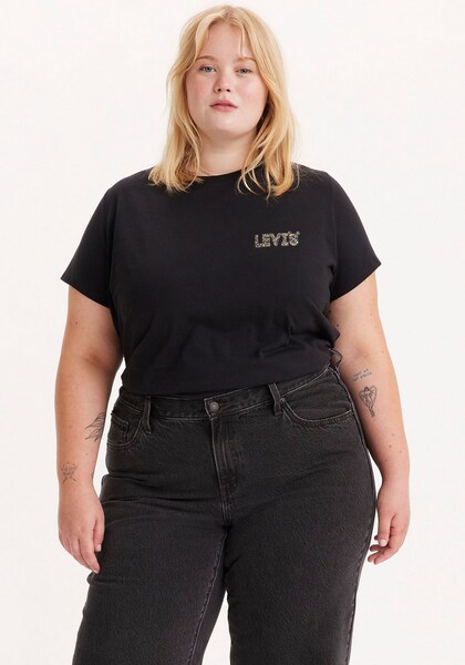 Levi's® Plus Rundhalsshirt »Perfect Tee blacks«