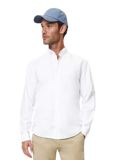 Marc O'Polo Langarmhemd »Button down collar