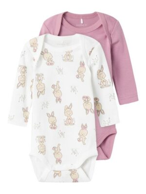 Name It Langarmbody »NBFBODY 2P LS ORCHID HAZE RABBIT NOOS«