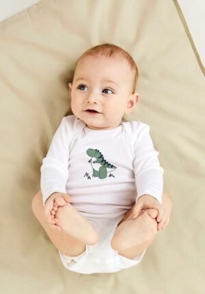 Name It Langarmbody »NBMBODY 3P LS LAUREL WREATH DINO«