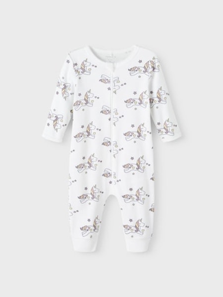 Name It Schlafanzug »NBFNIGHTSUIT ZIP UNICORN NOOS«