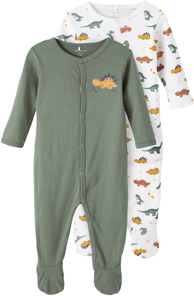 Name It Schlafoverall »NBMNIGHTSUIT 2P W/F LAUREL DINO«