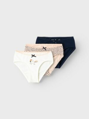 Name It Schlüpfer »NMFBRIEFS 3P EVENING SAND HEARTS NOOS«