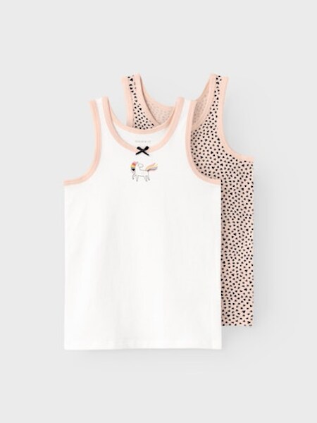 Name It Unterhemd »NMFTANK TOP 2P EVENING SAND HEARTS NOOS«