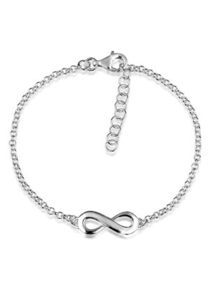 Nenalina Armband »Infinity Symbol Unendlichkeits-Zeichen 925 Silber«