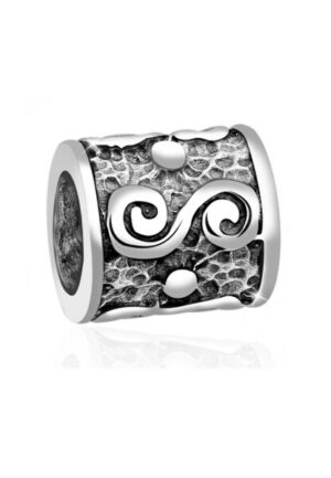 Nenalina Bead »Bead Anhänger Oxid Welle Kringel 925 Silber«