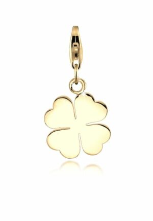 Nenalina Charm-Einhänger »Anhänger Kleeblatt Glück Talisman 925 Silber«