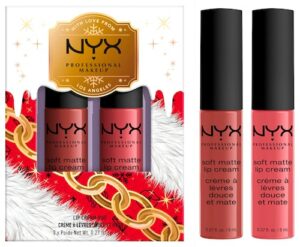 NYX Lippenstift »Professional Makeup X-Mas Soft Matte Lip Cream Duo«