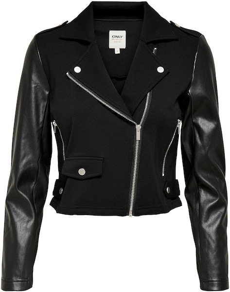 ONLY Bikerjacke »ONLPOPTRASH MIX BIKER JACKET«