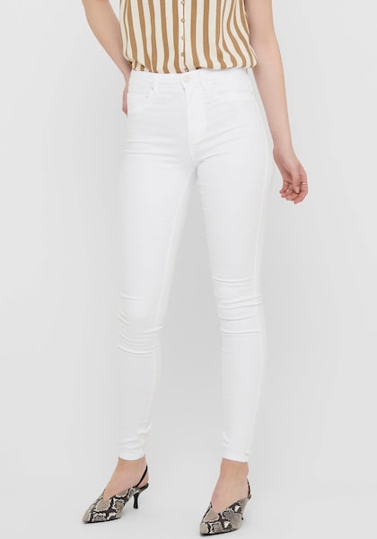 ONLY Skinny-fit-Jeans »ONLROYAL HW SK JEANS DNM WHITE NOOS«