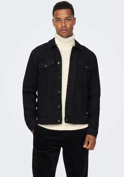 ONLY & SONS Jeansjacke »ONSCOIN BLACK 4332 JACKET«