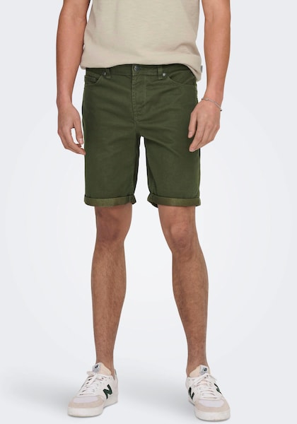 ONLY & SONS Jeansshorts »ONSPLY LIFE REG TWILL 4451 SHORTS«