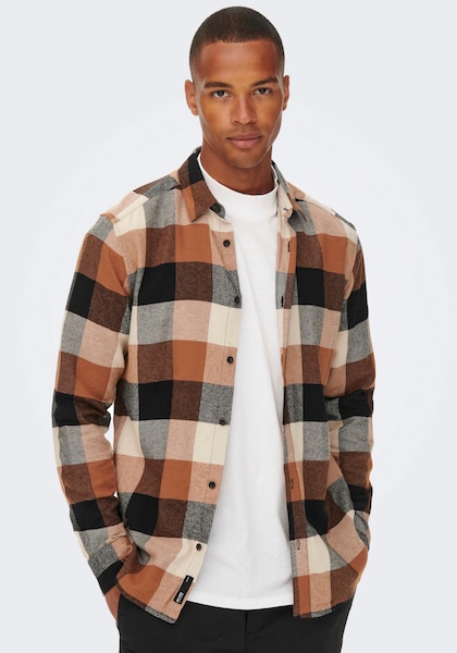 ONLY & SONS Karohemd »GUDMUND LIFE LS 3T CHECK SHIRT«