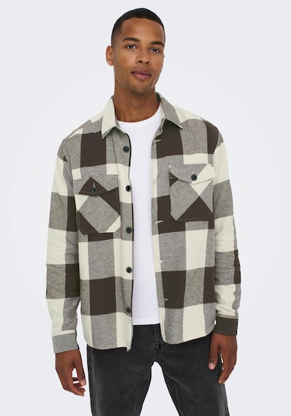 ONLY & SONS Karohemd »MILO LIFE CHECK OVERSHIRT«