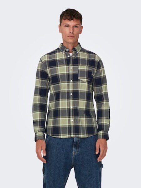 ONLY & SONS Karohemd »ONSALVARO LS OXFORD CHECK SHIRT 5979«