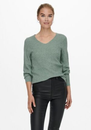 ONLY V-Ausschnitt-Pullover »ONLATIA L/S V-NECK CUFF KNT«