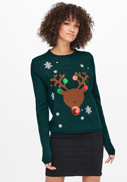 ONLY Weihnachtspullover »ONLXMAS EXCLUSIVE REINDEER PULLOVER KNT«