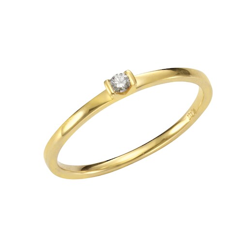 Orolino Fingerring »585/- Gelbgold Brillant«