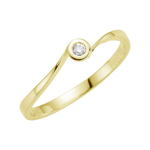 Orolino Fingerring »585 Gold Brillant 0