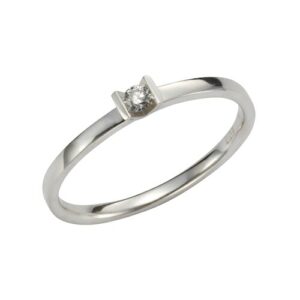 Orolino Fingerring »585/- Weißgold Brillant«