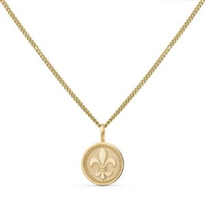 Orolino Kette mit Anhänger »375 Gold Gelb Lilie«