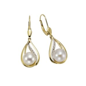 Orolino Paar Ohrhänger »585 Gold 2x Perle 7
