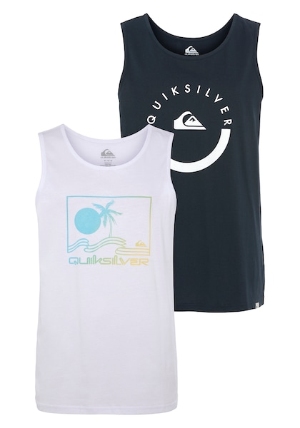 Quiksilver Tanktop »Herren Doppelpack mit Logodruck«